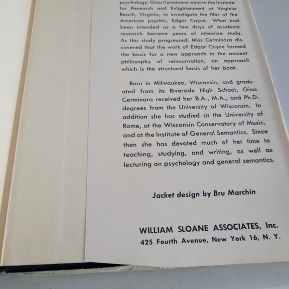 MANY MANSIONS By Gina Cerminara HCDJ 1956 - Picture 8 of 8